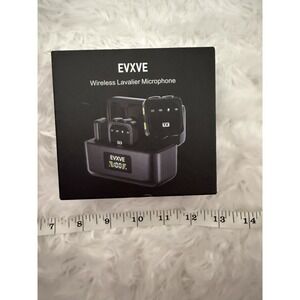 EVXVE Wireless Lavalier Microphone Plug & Play 20m Range New